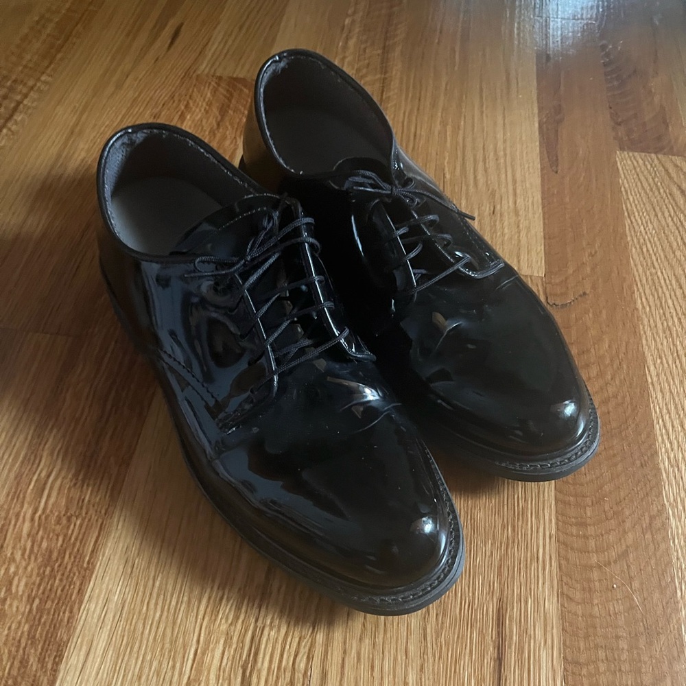 Military Dress Black Shoes